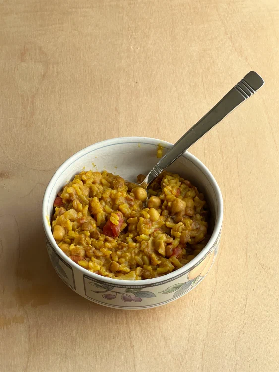 Brown Rice & Lentil Curry