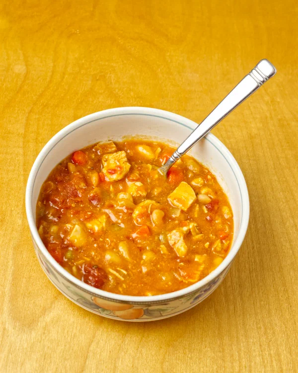 New American Buffalo Chicken Chili