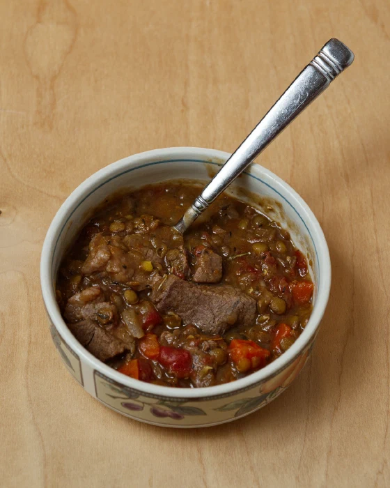 Lamb and Lentil Mediterranean Stew