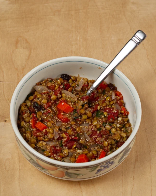 Lentil and Spinach Moroccan Stew