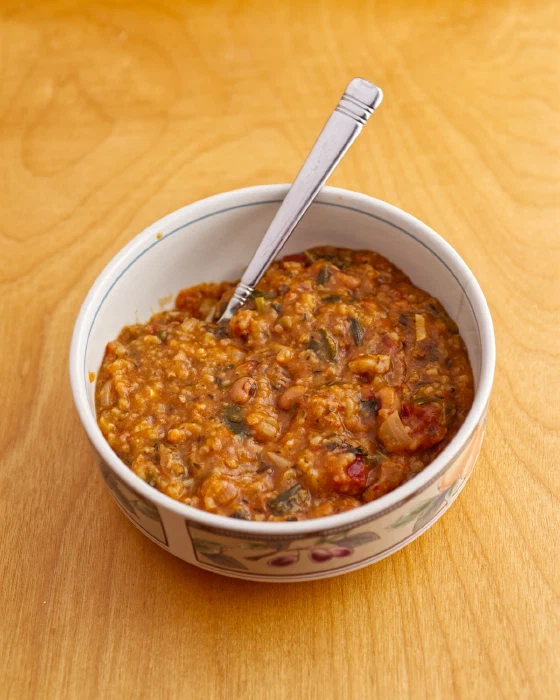 Pork, Black-Eyed Peas & Collards Stew