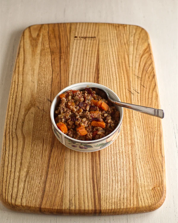 Turkey, Farro & Cranberry Stew