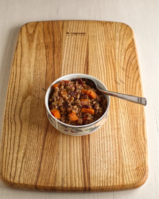 Turkey, Farro & Cranberry Stew
