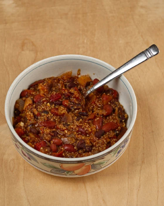 Umami Quinoa and Black Bean Chili